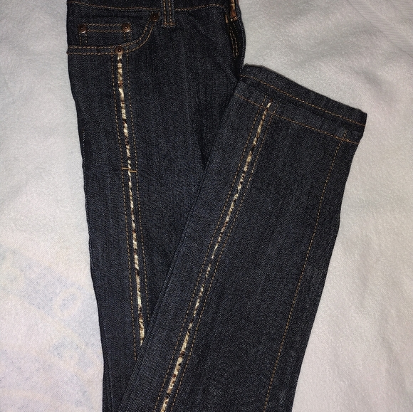 BOOM BOOM JRS LOW RISE-STRETCH-LEOPARD PRINT ACCENT NWOT - Picture 3 of 5